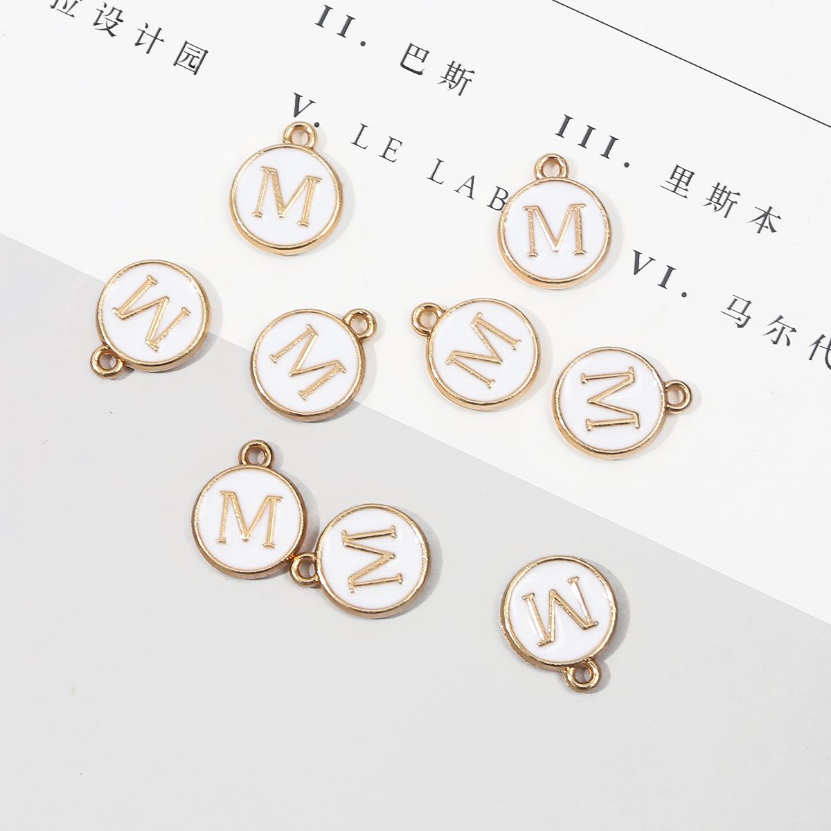 10 шт., металлическая эмаль, английские буквы, подвески, подвеска для самостоятельного изготовления ювелирных изделий, ожерелье, браслет, аксессуары M белый
10 шт., металлическая эмаль, английские буквы, подвески, подвеска для самостоятельного изготовления ювелирных изделий, ожерелье, браслет, аксессуары M белый
