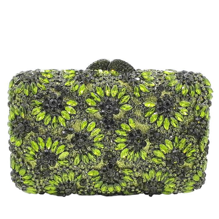 Boutique De FGG Green Rhinestone Clutch Purses for Women,Flower Evening Bags and Clutches, Formal Wedding Clutch Minaudiere Bags Mini
Boutique De FGG Green Rhinestone Clutch Purses for Women,Flower Evening Bags and Clutches, Formal Wedding Clutch Minaudiere Bags Mini