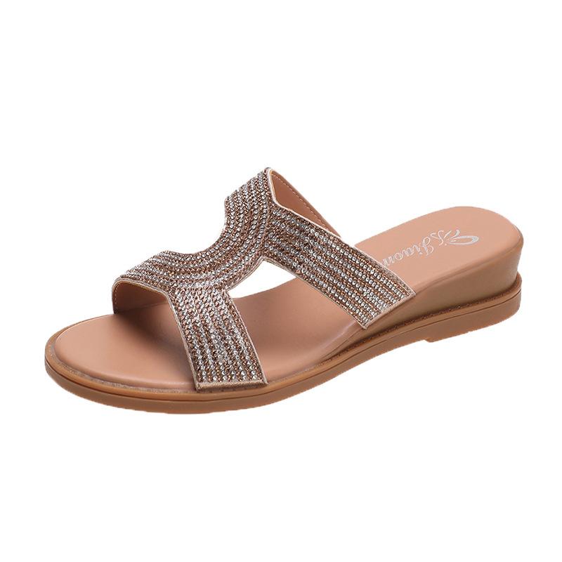 Slope heel cool slippers summer wear 22 beautiful new fish mouth open-toed fairy wind rhinestone slippers 35 золотой
Slope heel cool slippers summer wear 22 beautiful new fish mouth open-toed fairy wind rhinestone slippers 35 золотой