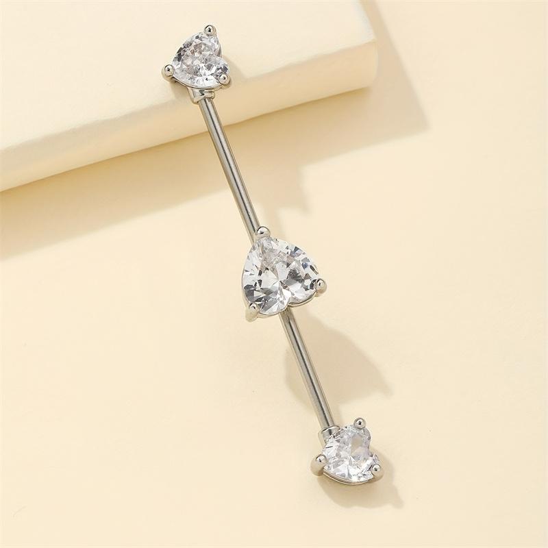 1pcs Heart-shaped Stainless Steel Ear Bone Stud Earrings Earrings Simple Men and Women Avant-garde 1 
1pcs Heart-shaped Stainless Steel Ear Bone Stud Earrings Earrings Simple Men and Women Avant-garde 1