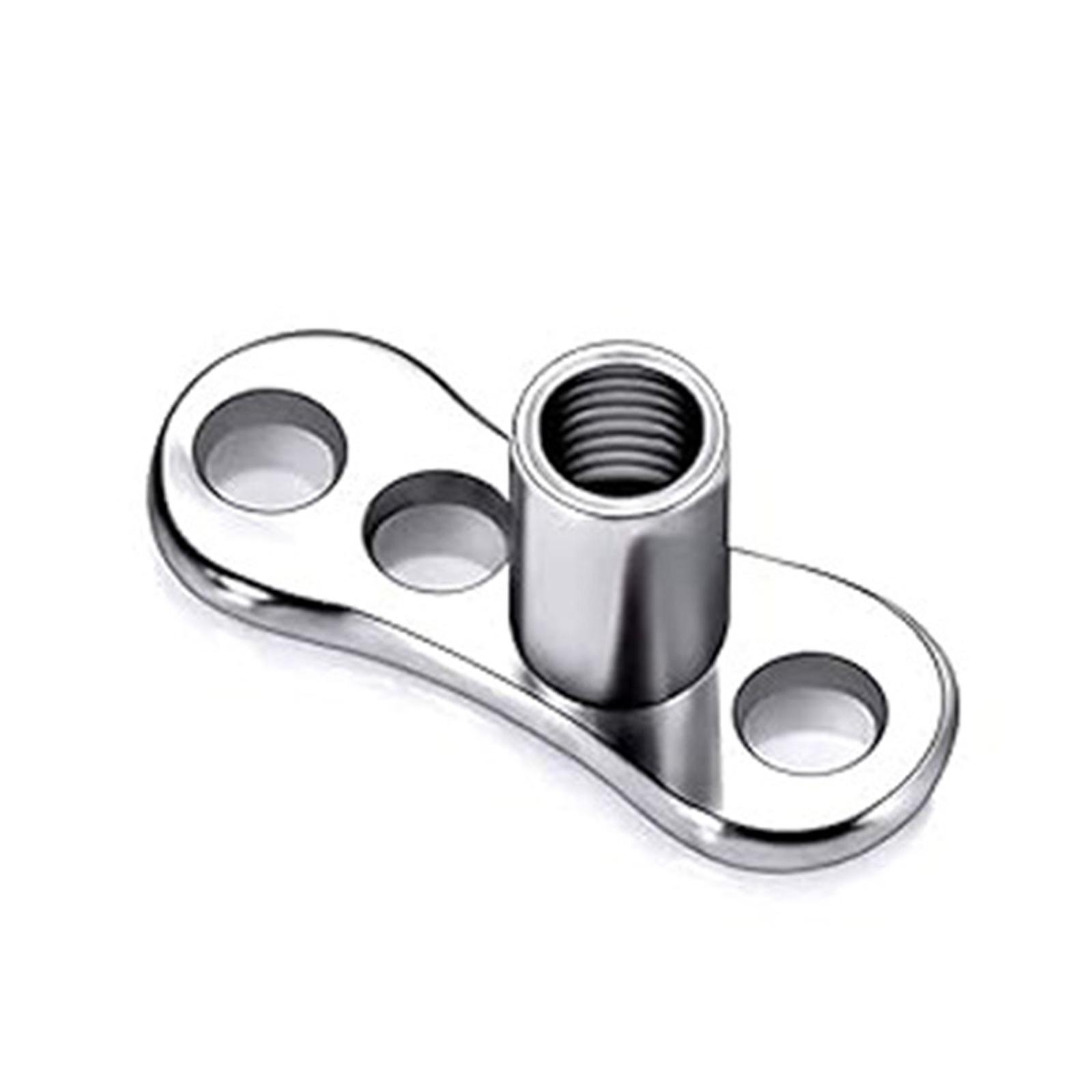 Модные прочные стальные материалы ASTM F136, дермальные якоря, пирсинг, микродермальные украшения, эффектные детали для ежедневного использования A