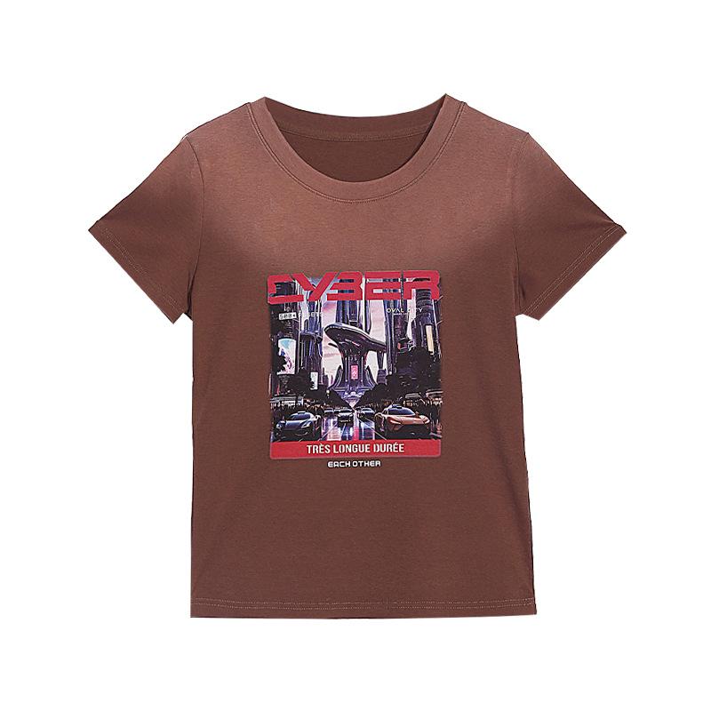 Tuogu Trend Women s Summer Distressed Slim Fit Printed Short Sleeve T-Shirt Small
Tuogu Trend Women s Summer Distressed Slim Fit Printed Short Sleeve T-Shirt Small