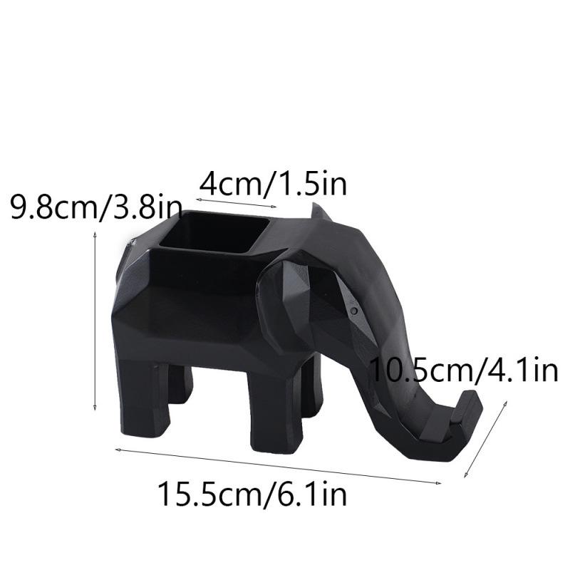 Geometric Elephant Phone and Pen Holder - Decorative Desk Storage Resin Craft Package size: 19*14*13 cm, Gross weight: 450g чёрный
Geometric Elephant Phone and Pen Holder - Decorative Desk Storage Resin Craft Package size: 19*14*13 cm, Gross weight: 450g чёрный