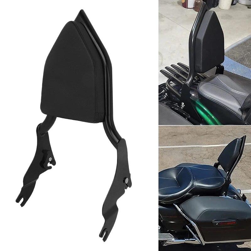 Мотоциклетная черная съемная спинка для пассажира, сисси-бар для Harley Touring Road King Glide Street Electra Glide CVO 2009-2022
Мотоциклетная черная съемная спинка для пассажира, сисси-бар для Harley Touring Road King Glide Street Electra Glide CVO 2009-2022