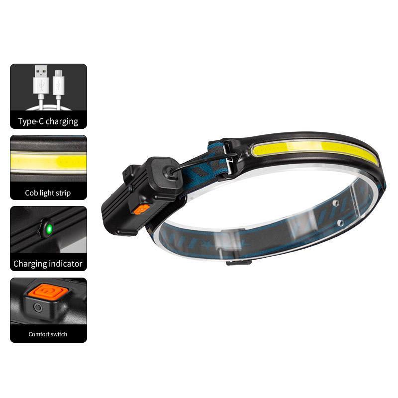 W691-2 Mini LED Headlight Motion Sensor Outdoor COB Headlamp for Hiking Camping Fishing A
W691-2 Mini LED Headlight Motion Sensor Outdoor COB Headlamp for Hiking Camping Fishing A