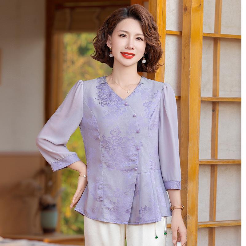 Chic 2026 Silk Top: Stylish Summer Wear for Middle-aged Women 5XL (recommended for 150-165 jin) светло-фиолетовый
Chic 2026 Silk Top: Stylish Summer Wear for Middle-aged Women 5XL (recommended for 150-165 jin) светло-фиолетовый