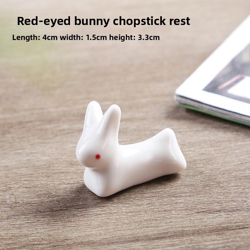 Cute Japanese Zakka Style Ceramic Rabbit Chopstick Rest for Table Decor Home Kitchen Dining Gift
Cute Japanese Zakka Style Ceramic Rabbit Chopstick Rest for Table Decor Home Kitchen Dining Gift
