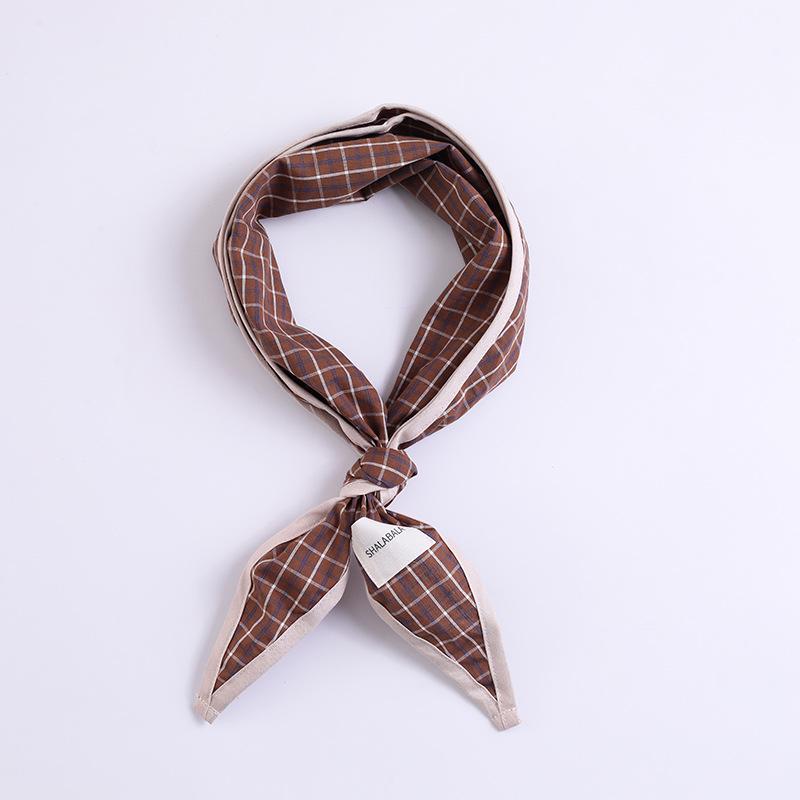 Triangle scarf spring and summer new small fresh multi-functional scarf plaid triangle headscarf triangle scarf waist silk scarf
Triangle scarf spring and summer new small fresh multi-functional scarf plaid triangle headscarf triangle scarf waist silk scarf