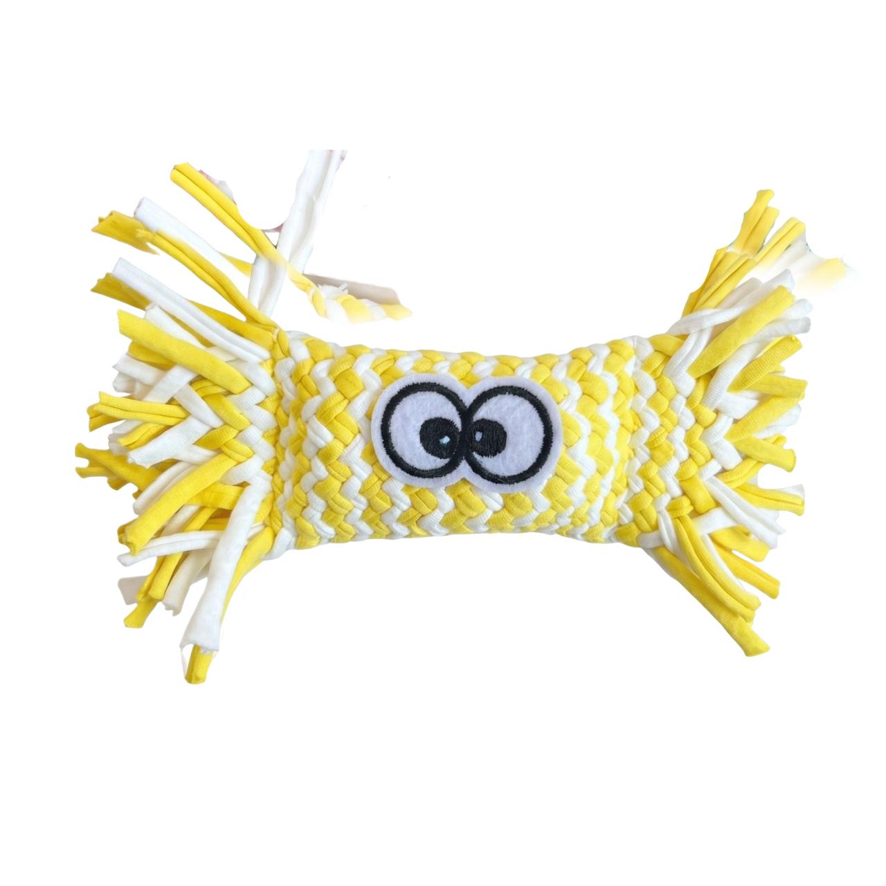 Durable Woven Dog Chew Toy with Squeaker for Teeth Cleaning Interactive Training and Playtime Suitable for Small and Medium Dogs one size жовтий
Durable Woven Dog Chew Toy with Squeaker for Teeth Cleaning Interactive Training and Playtime Suitable for Small and Medium Dogs one size жовтий