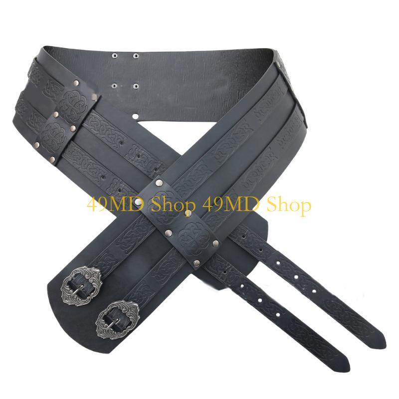 49MD Cosplay Embossed Belt Wide Belt Medieval Brown Waistband for Photoshoots чёрный
49MD Cosplay Embossed Belt Wide Belt Medieval Brown Waistband for Photoshoots чёрный