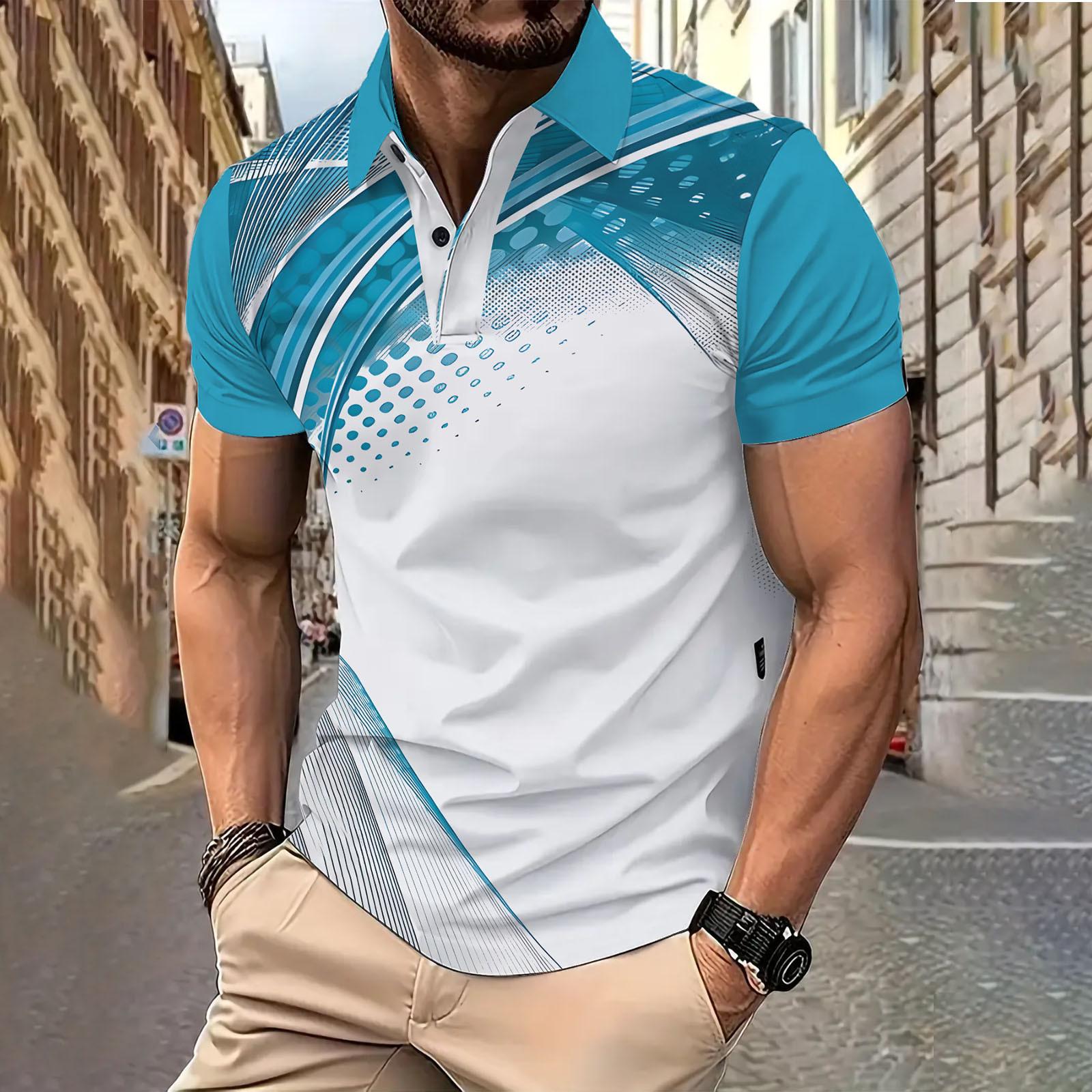 Men s Golf Shirt Casual Sports V Neck Ribbed Collar Short Sleeve Fashion Casual Color Plain Spring & Summer Regular Fit XXL ціан
Men s Golf Shirt Casual Sports V Neck Ribbed Collar Short Sleeve Fashion Casual Color Plain Spring & Summer Regular Fit XXL ціан