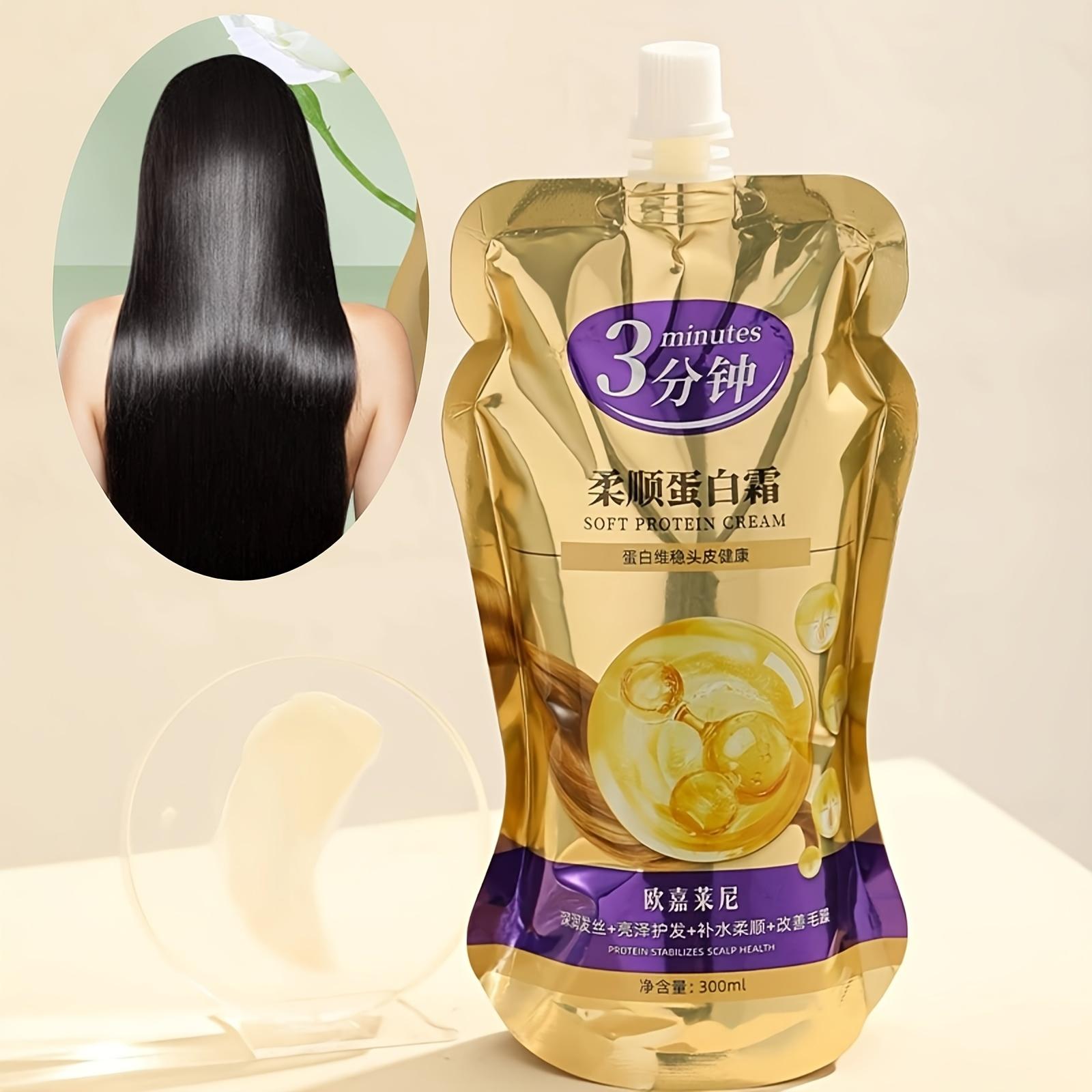 3-минутный мягкий протеиновый крем для волос с коллагеном и кератином - увлажняющее и укрепляющее средство для сухих поврежденных волос, формула с растительным скваланом и глицерином 300ml
3-минутный мягкий протеиновый крем для волос с коллагеном и кератином - увлажняющее и укрепляющее средство для сухих поврежденных волос, формула с растительным скваланом и глицерином 300ml