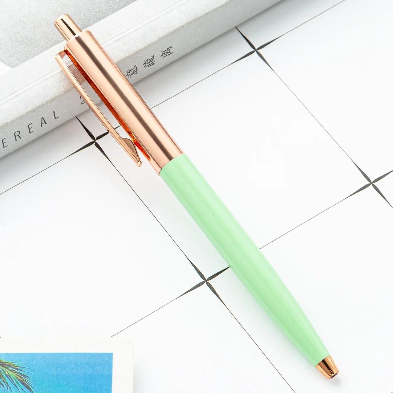 Цільна кулькова ручка Креативна багатоколірна металева канцелярська шкільна канцелярська ручка
Цільна кулькова ручка Креативна багатоколірна металева канцелярська шкільна канцелярська ручка