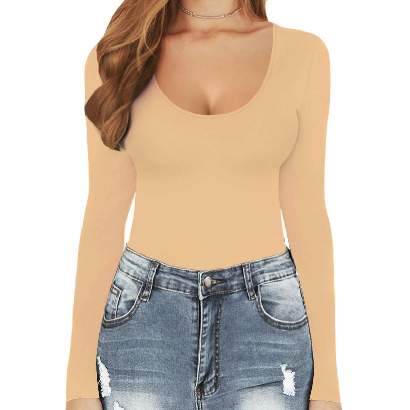 Women s Color Sexy Long Sleeve Racer Back Neck Sling Bodysuit Vest Jumpsuit S бежевий
Women s Color Sexy Long Sleeve Racer Back Neck Sling Bodysuit Vest Jumpsuit S бежевий