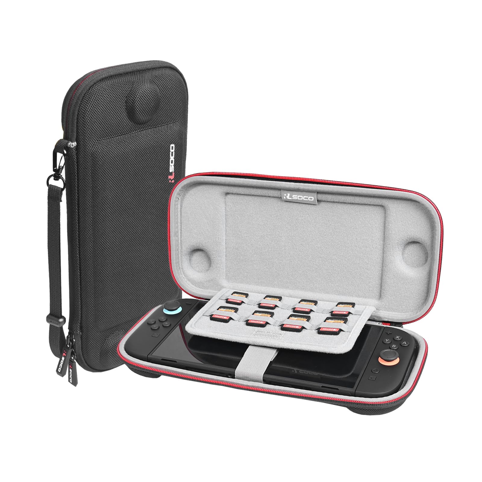 Чехол для Nintendo Switch 2 Совместим с Nintendo Switch 2 Вмещает 8 игр Черная обложка, Консоль, Карты, Тонкий, Ударопрочный,
Чехол для Nintendo Switch 2 Совместим с Nintendo Switch 2 Вмещает 8 игр Черная обложка, Консоль, Карты, Тонкий, Ударопрочный,