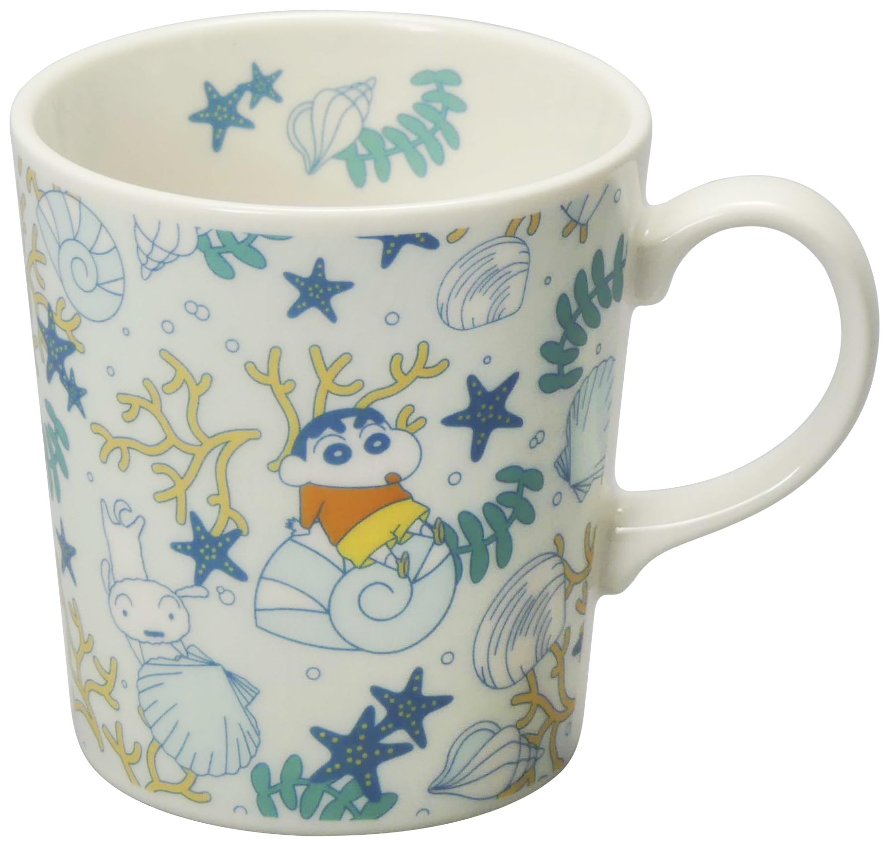 Креон 9 x Захватывающая кружка Made in Seashell Shin-chan, 300 мл, Диаметр прибл.. 9см, Приключение, Товары, Посуда, Япония, Дизайн, Синий, CS41-11 белый
Креон 9 x Захватывающая кружка Made in Seashell Shin-chan, 300 мл, Диаметр прибл.. 9см, Приключение, Товары, Посуда, Япония, Дизайн, Синий, CS41-11 белый