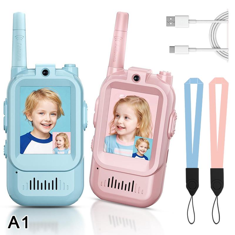 2Pcs Video Walkie Talkies For Kids Rechargeable With Screen Display And Voice Effects Long Range Outdoor Toys Birthday Gifts
2Pcs Video Walkie Talkies For Kids Rechargeable With Screen Display And Voice Effects Long Range Outdoor Toys Birthday Gifts
