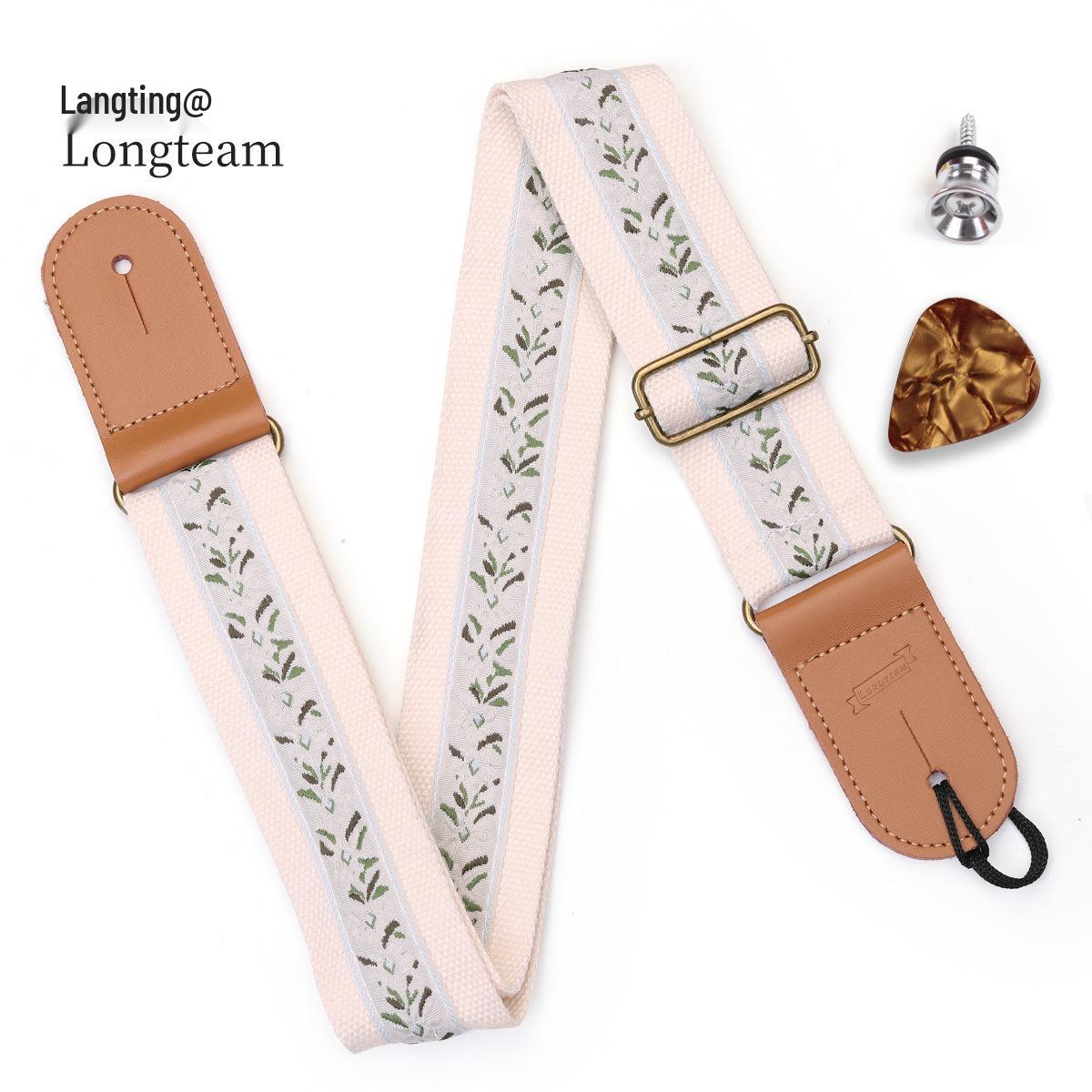 Custom Embroidered Electric Guitar Strap - Folk Design, Wooden Shoulder Strap, Creative Musical Instrument Accessory Includes End Pin + Pick
Custom Embroidered Electric Guitar Strap - Folk Design, Wooden Shoulder Strap, Creative Musical Instrument Accessory Includes End Pin + Pick