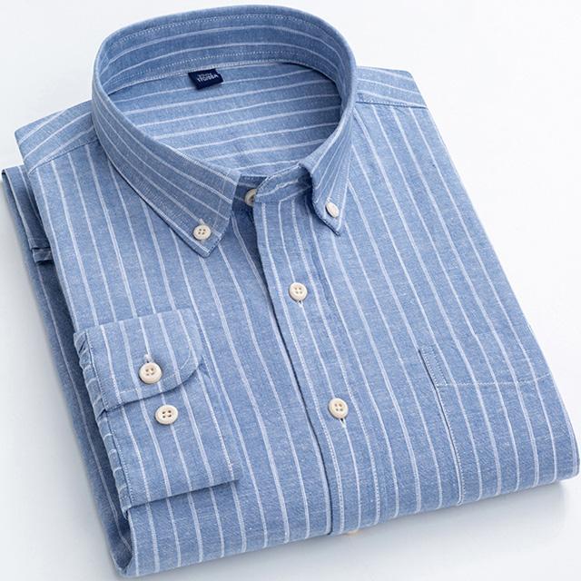 Men s Classic Fit Casual Plaid Linen Cotton Shirt Single Pocket Button-down Comfortable Soft Long Sleeve Stripe Checked Shirts 4XL
Men s Classic Fit Casual Plaid Linen Cotton Shirt Single Pocket Button-down Comfortable Soft Long Sleeve Stripe Checked Shirts 4XL