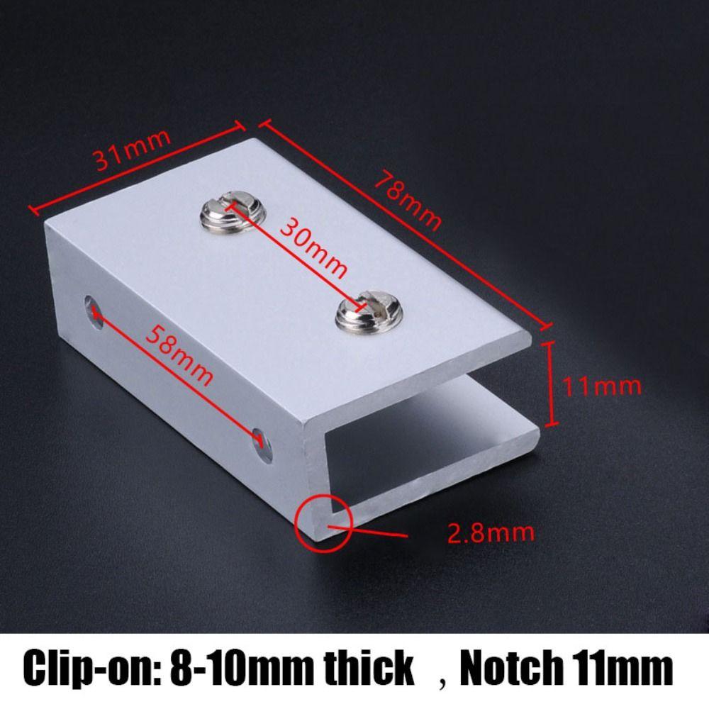 Aluminium Zinc Zinc Alloy Wine Cabinet Divider Bracket Silver Shelf Bracket Hardware Glass Clamp Acrylic 31x78mm-Notch 11mm
Aluminium Zinc Zinc Alloy Wine Cabinet Divider Bracket Silver Shelf Bracket Hardware Glass Clamp Acrylic 31x78mm-Notch 11mm
