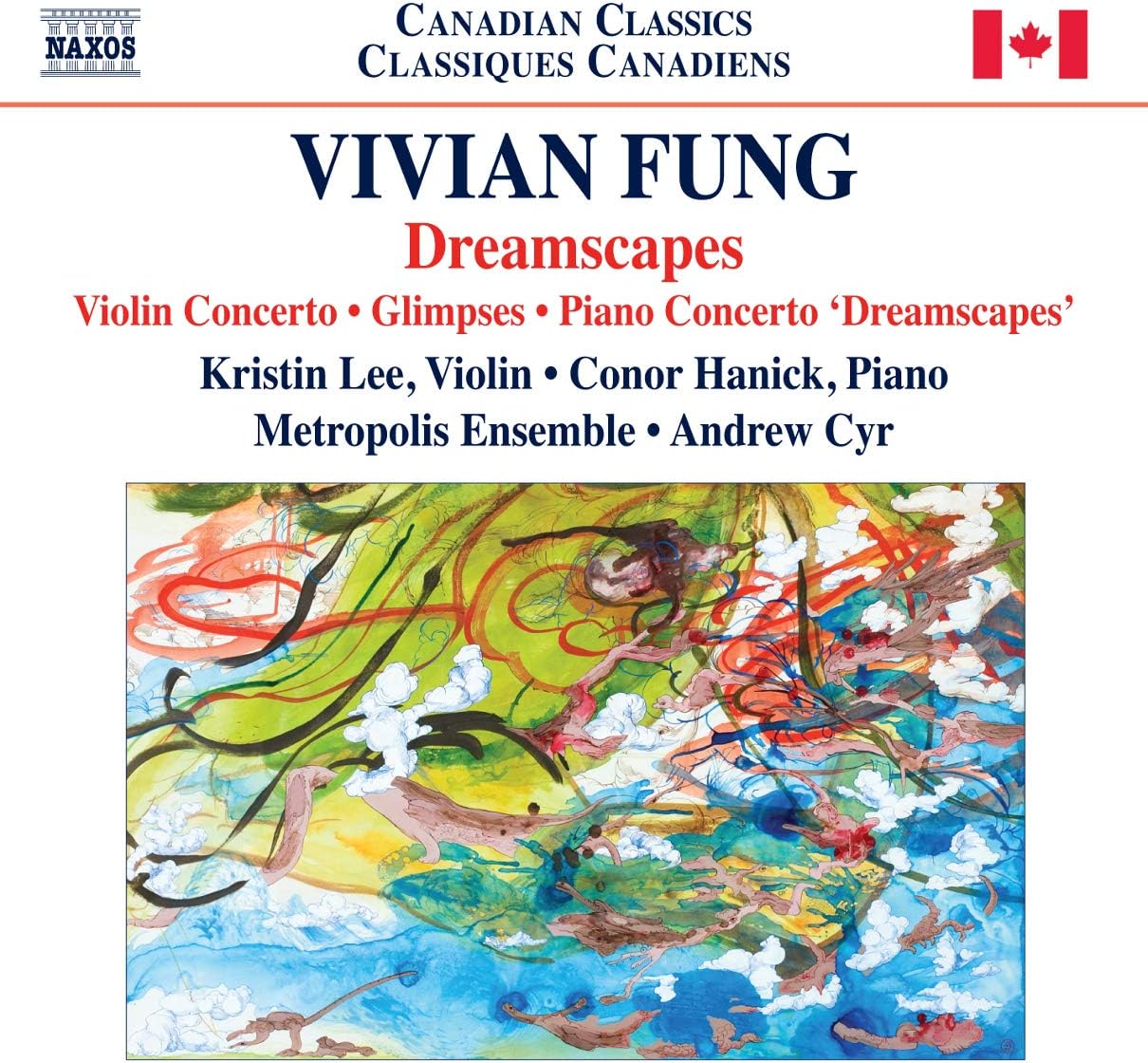 CD KRISTIN LEE, ANDREW CYR; CONOR HANI - Dreamscapes 8573009 Naxos 2012 US Classical Used
CD KRISTIN LEE, ANDREW CYR; CONOR HANI - Dreamscapes 8573009 Naxos 2012 US Classical Used