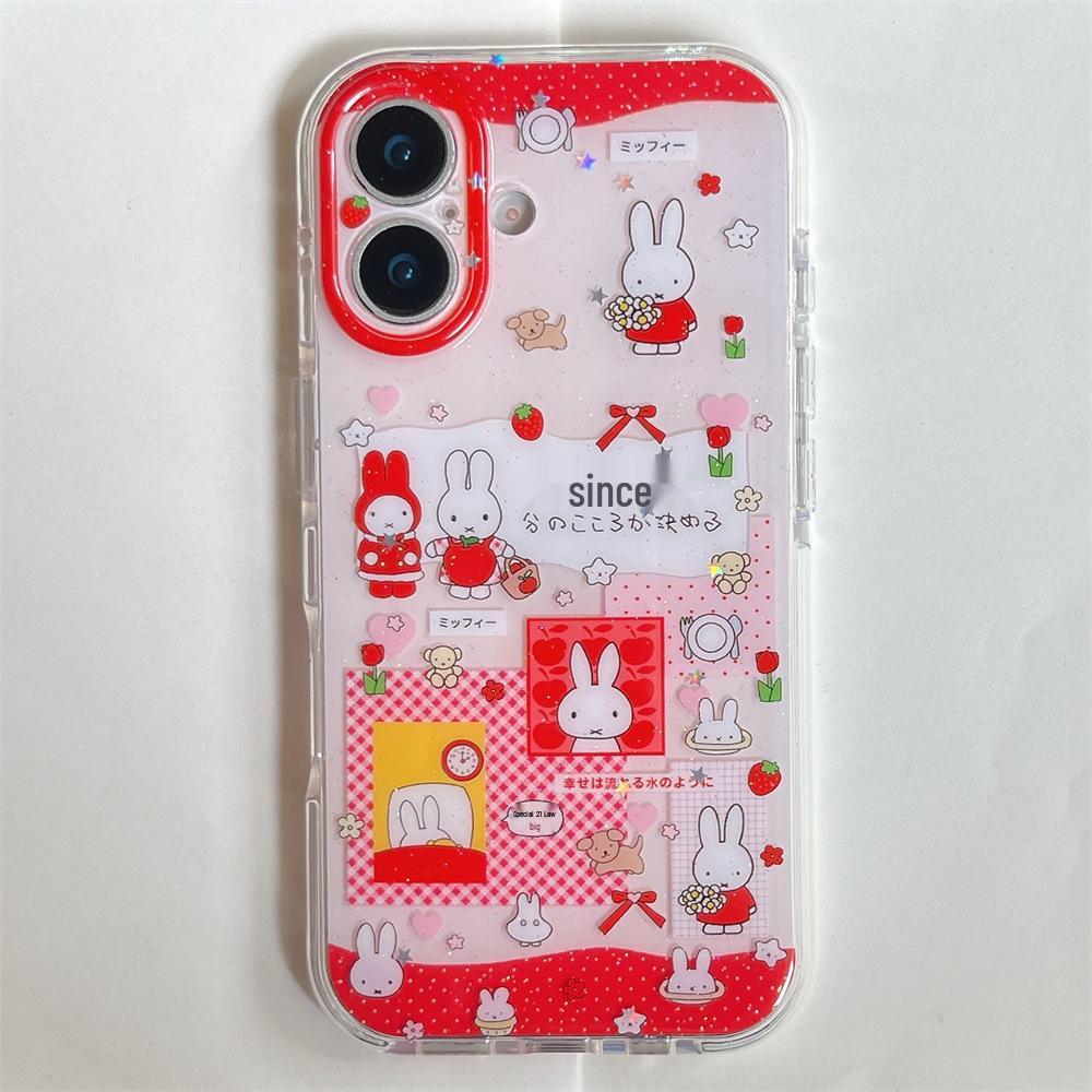 Cartoon Miffy Strawberry Rabbit Anti-fall Case for iPhone 14/13 PROMAX iPhone 17 Pro
Cartoon Miffy Strawberry Rabbit Anti-fall Case for iPhone 14/13 PROMAX iPhone 17 Pro