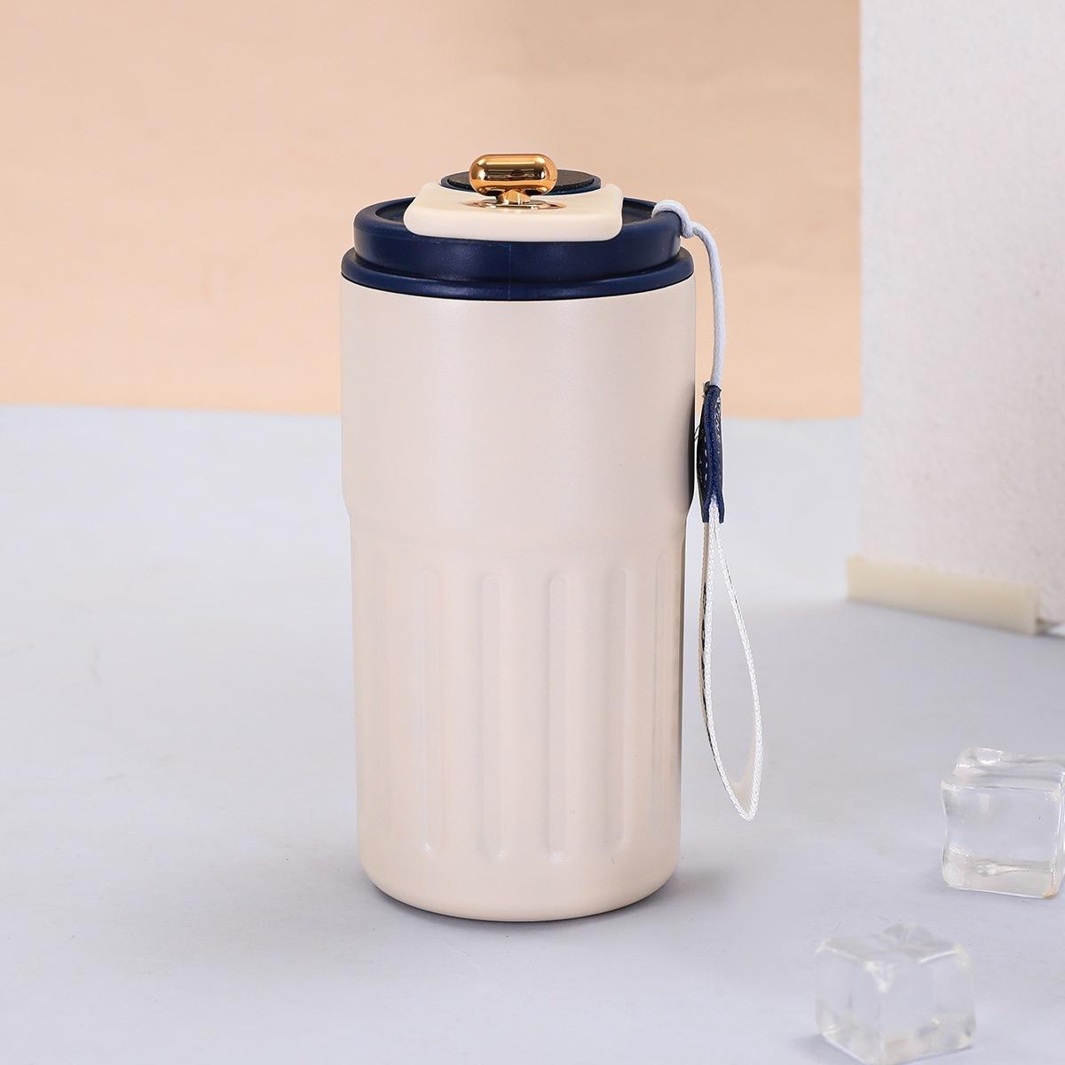 New Stylish Coffee Cup Steel Double Vacuum Thermos Drinking Cup Men and Women Portable Accompanying Water Drinking Cup Durable Durable 450ml
New Stylish Coffee Cup Steel Double Vacuum Thermos Drinking Cup Men and Women Portable Accompanying Water Drinking Cup Durable Durable 450ml