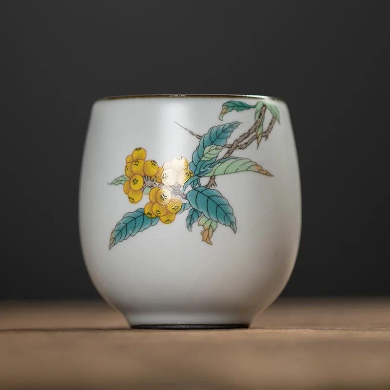 Moon White Ru Kiln Round Melting Cup Kombucha Cup Master Gracked Glaze Teacup Tea Set Ceramic Cup Ceramic Teacups 200ml
Moon White Ru Kiln Round Melting Cup Kombucha Cup Master Gracked Glaze Teacup Tea Set Ceramic Cup Ceramic Teacups 200ml