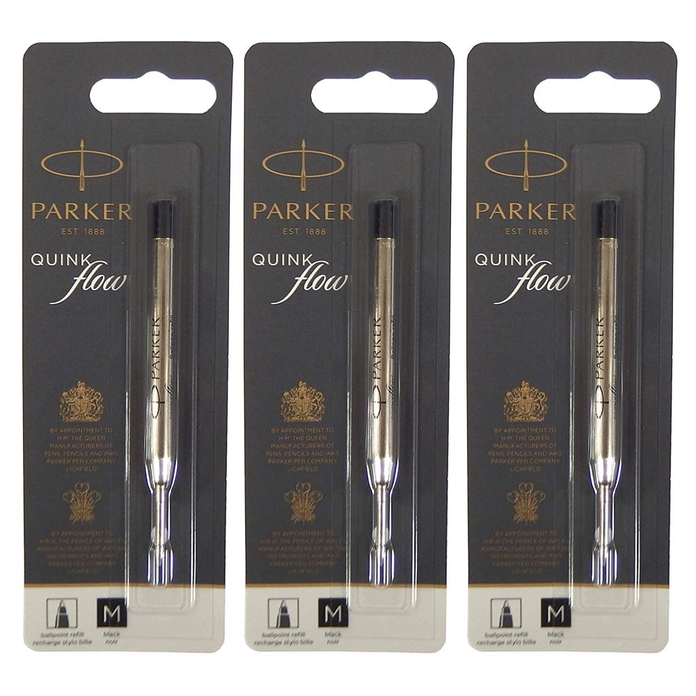PARKER Стержни для шариковых ручек Quink Flow Черный Средний Набор 1950369 S0909440 1,0 мм 3 шт. чёрный
PARKER Стержни для шариковых ручек Quink Flow Черный Средний Набор 1950369 S0909440 1,0 мм 3 шт. чёрный