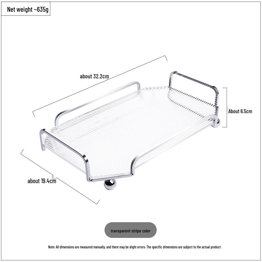 Acrylic Multipurpose Storage Tray: Water Cup, Fruit, Coffee, Cosmetics, Keys Default
Acrylic Multipurpose Storage Tray: Water Cup, Fruit, Coffee, Cosmetics, Keys Default