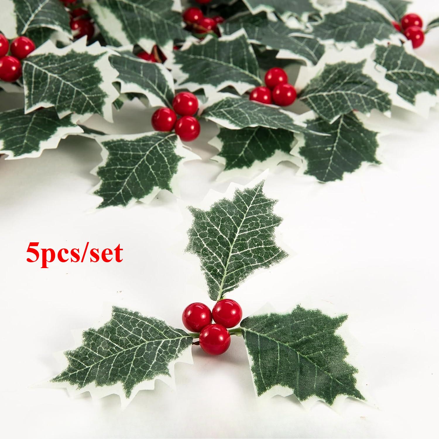 20/5 шт. Искусственные ягоды падуба с зелеными листьями DIY Рождественский венок Свадебные цветы Подарки Рождественские Новогодние Фестивальные украшения 5PCS
20/5 шт. Искусственные ягоды падуба с зелеными листьями DIY Рождественский венок Свадебные цветы Подарки Рождественские Новогодние Фестивальные украшения 5PCS
