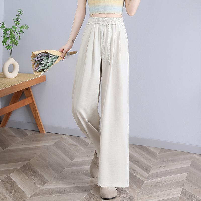 Новые классные повседневные брюки Ice Silk, широкие брюки, женские весенне-летние брюки с эластичным поясом, прямые брюки длиной до пола, защита от солнца L абрикосовый
Новые классные повседневные брюки Ice Silk, широкие брюки, женские весенне-летние брюки с эластичным поясом, прямые брюки длиной до пола, защита от солнца L абрикосовый