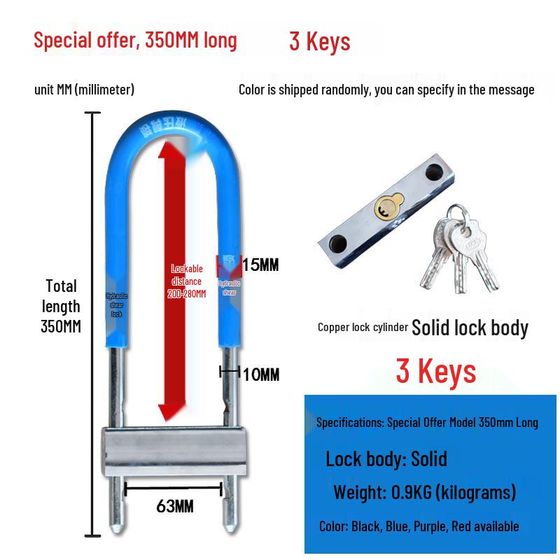 U-Shaped Glass Door Lock: Double Door Anti-Theft Bolt for Shop, Household, and Electric Motorcycle Security.
U-Shaped Glass Door Lock: Double Door Anti-Theft Bolt for Shop, Household, and Electric Motorcycle Security.