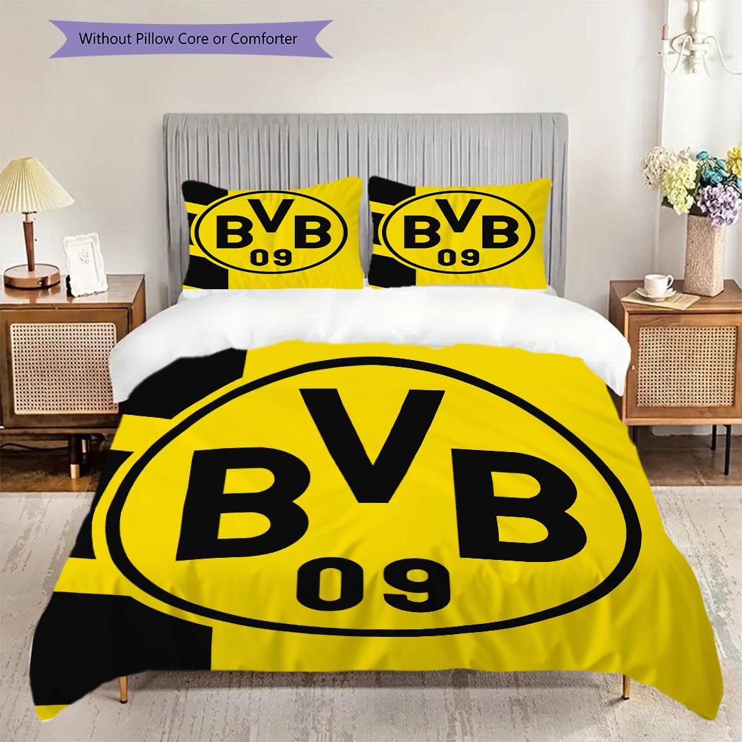 Боруссія Дортмунд Логотип Візерунок Комплект Постільної Білизни Ковдра Покривало Наволочка Домашній Декор Подарунок на День Народження (1 * підковдра + 2 * наволочка, без наповнювача) 135x200cm
Боруссія Дортмунд Логотип Візерунок Комплект Постільної Білизни Ковдра Покривало Наволочка Домашній Декор Подарунок на День Народження (1 * підковдра + 2 * наволочка, без наповнювача) 135x200cm