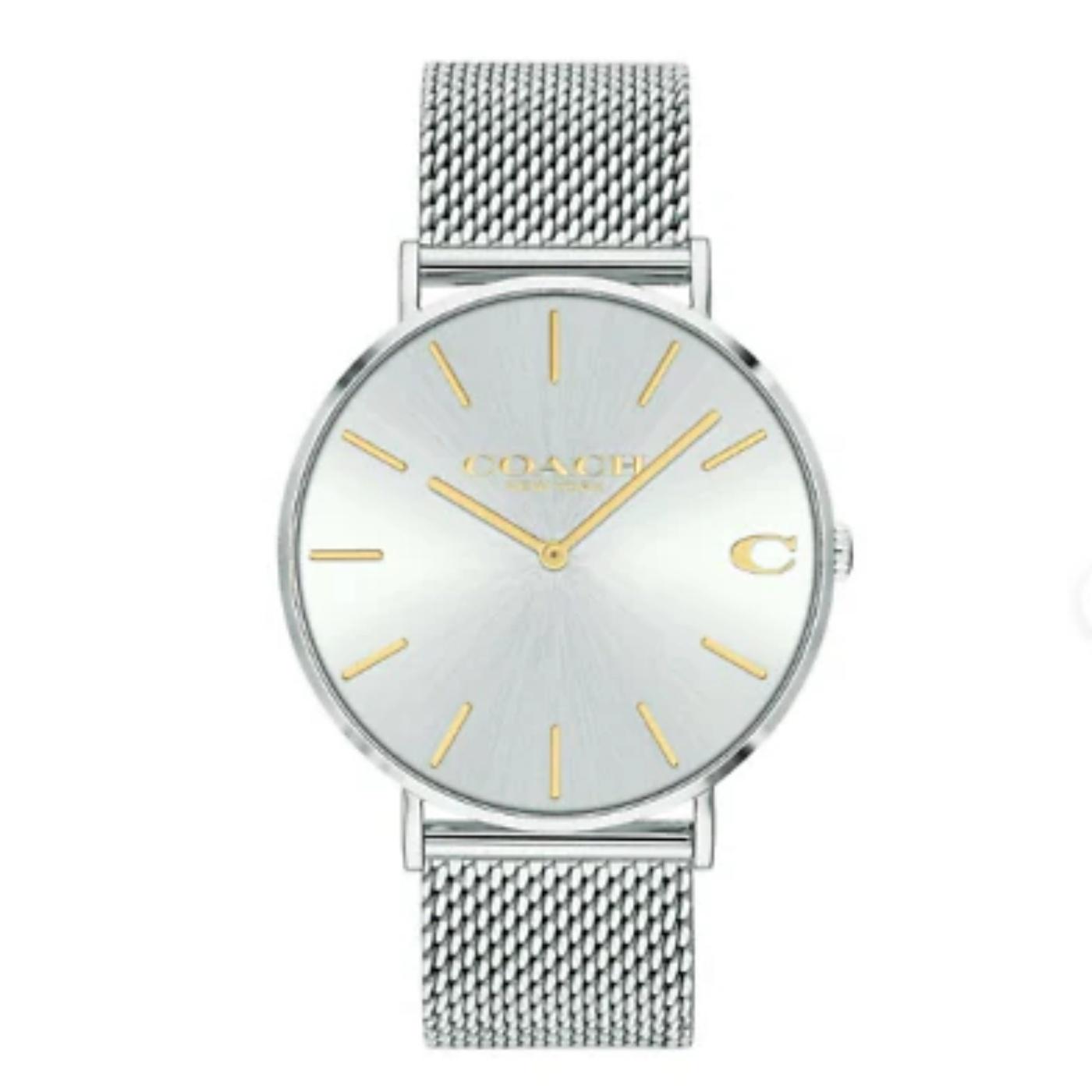 Coach Charles Silver Dial Silver Mesh Bracelet Watch for Men - 14602439 білий
Coach Charles Silver Dial Silver Mesh Bracelet Watch for Men - 14602439 білий