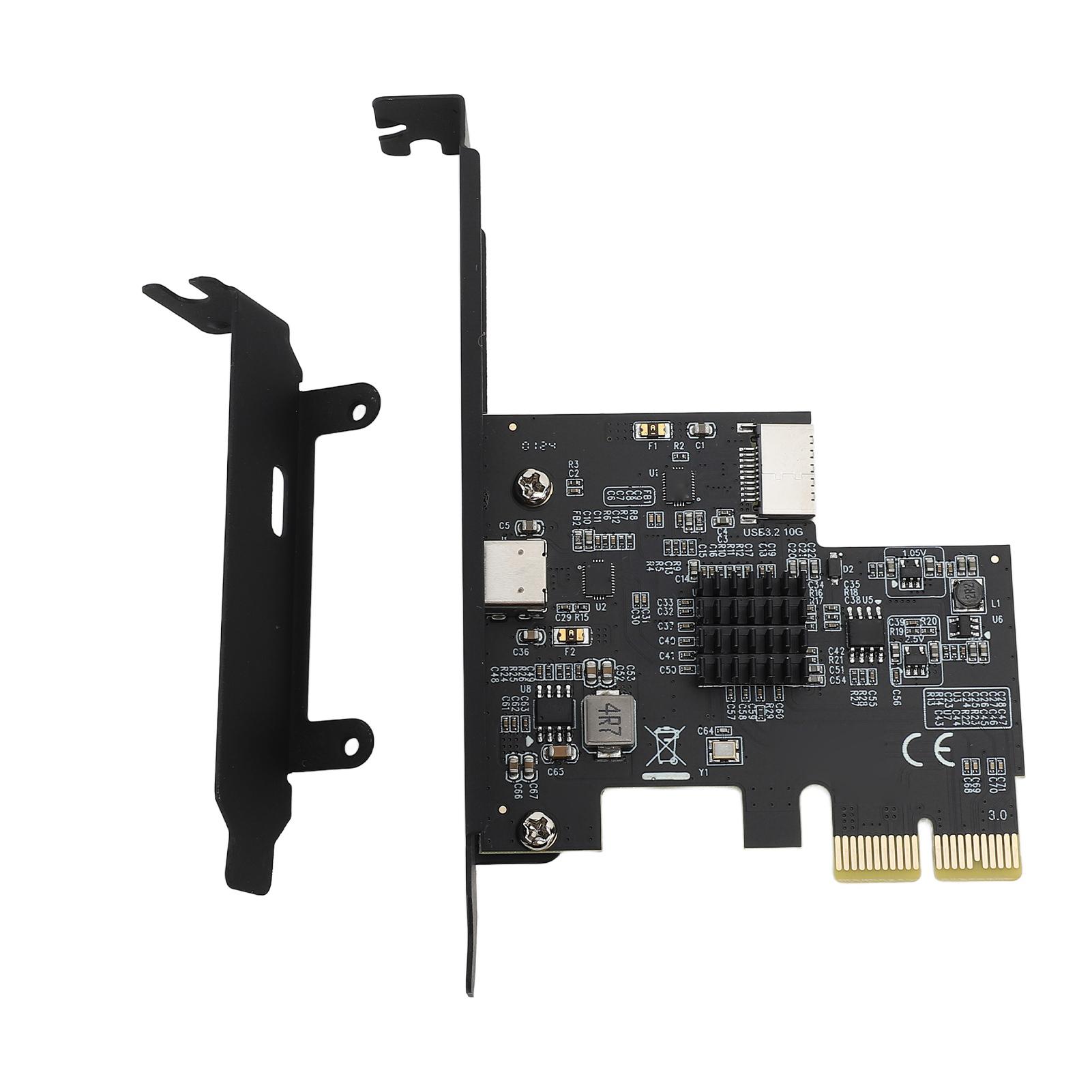 Плата розширення USB 3.2 GEN2 з підтримкою інтерфейсів PCIE 2X 10 Гбіт/с, типу C та типу E, фронтальна панель для ASM3142
Плата розширення USB 3.2 GEN2 з підтримкою інтерфейсів PCIE 2X 10 Гбіт/с, типу C та типу E, фронтальна панель для ASM3142