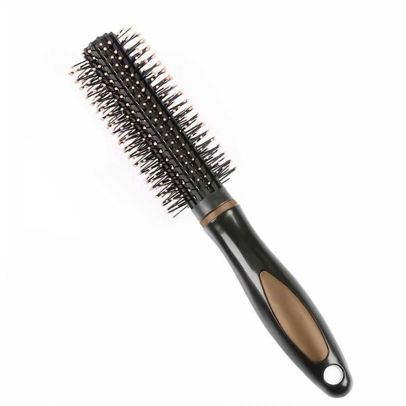 Round Barrel Hair Brush with Plastic Bristles Professional Styling Tool for Curling & Straightening
Round Barrel Hair Brush with Plastic Bristles Professional Styling Tool for Curling & Straightening