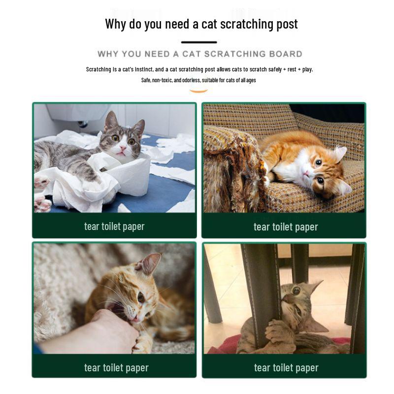 Durable Double-Layer Cat Villa Sofa & Scratching Board with Corrugated Cardboard Single Layer Cat Head 51*26*28 cm
Durable Double-Layer Cat Villa Sofa & Scratching Board with Corrugated Cardboard Single Layer Cat Head 51*26*28 cm