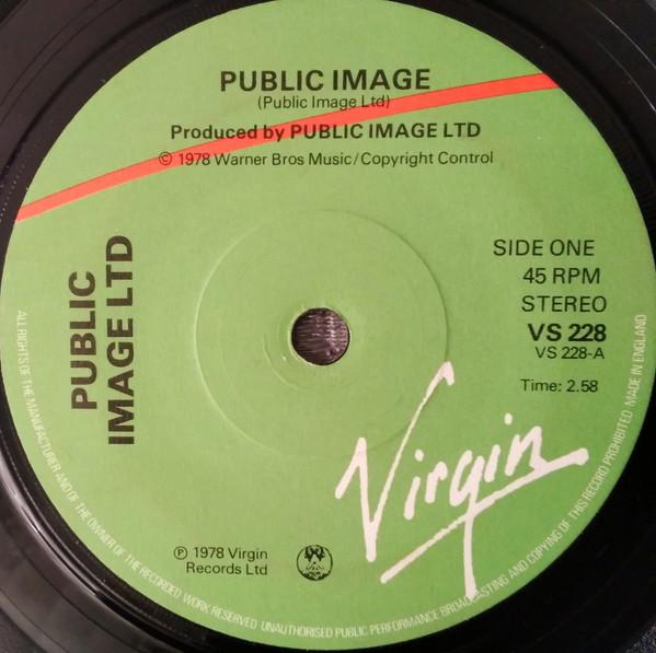 7inch Record PUBLIC IMAGE LIMITED - Public Image VS228 Virgin 1978 UK Rock Used
7inch Record PUBLIC IMAGE LIMITED - Public Image VS228 Virgin 1978 UK Rock Used