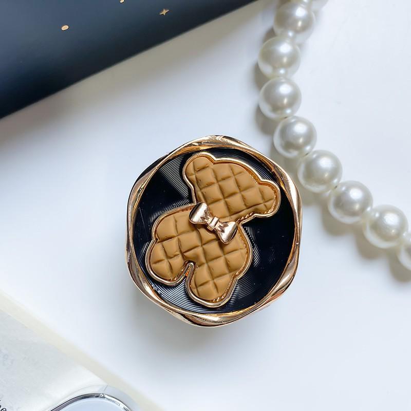 Metal Plated Teddy Bear Phone Airbag Holder Desktop Lazy Niche Japanese Korean Air Cushion Support Ring Simple Ins
Metal Plated Teddy Bear Phone Airbag Holder Desktop Lazy Niche Japanese Korean Air Cushion Support Ring Simple Ins