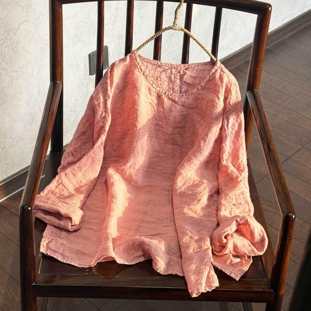 Johnature Women T-Shirts Vintage Spring Chinese Style Solid Color Long Sleeve O-Neck Loose Female T-Shirts One Size рожевий
Johnature Women T-Shirts Vintage Spring Chinese Style Solid Color Long Sleeve O-Neck Loose Female T-Shirts One Size рожевий
