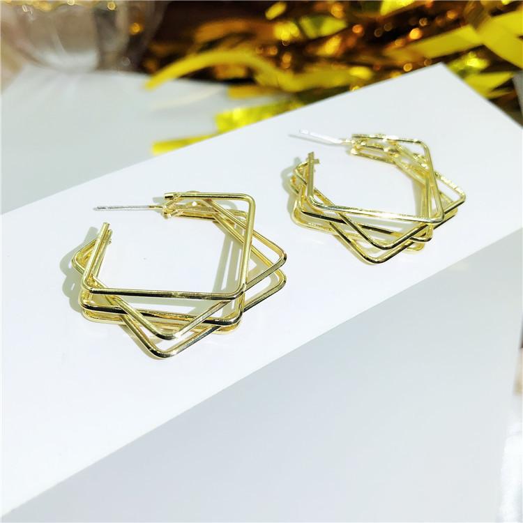 Silver Gold Color Geometry Earrings for Women Simplicity Multi-Storey Fashion Jewelry Birthday Gift
Silver Gold Color Geometry Earrings for Women Simplicity Multi-Storey Fashion Jewelry Birthday Gift
