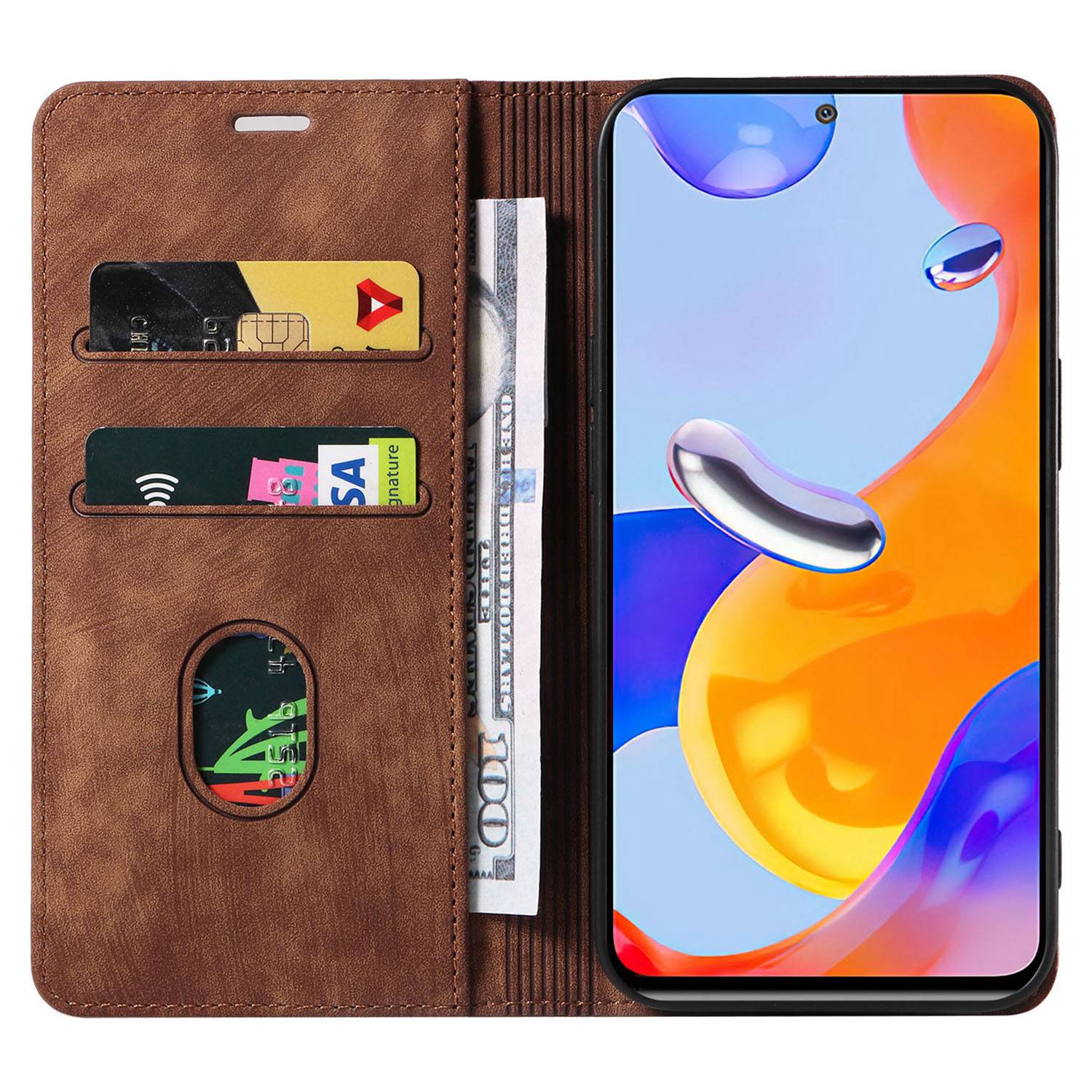 For Xiaomi Redmi Note 12 Pro 4G/Note 11 Pro 5G (Qualcomm)/Note 11 Pro 4G (MediaTek) Foldable Stand Wallet Cover Magnetic Auto-absorbed Phone Case Black
For Xiaomi Redmi Note 12 Pro 4G/Note 11 Pro 5G (Qualcomm)/Note 11 Pro 4G (MediaTek) Foldable Stand Wallet Cover Magnetic Auto-absorbed Phone Case Black