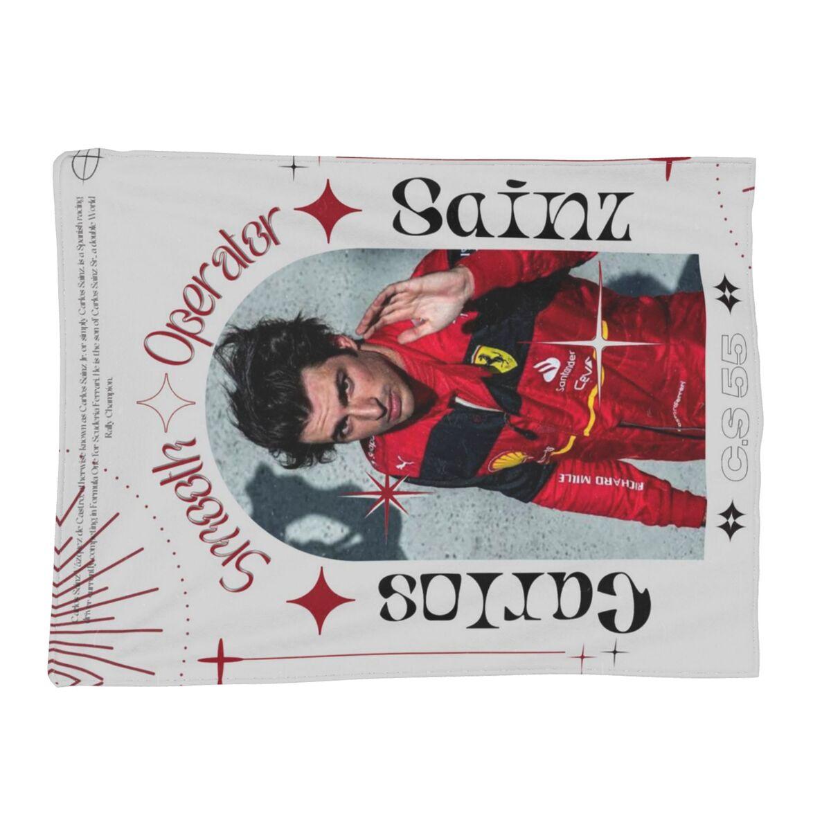 Carlos Sainz Eras Tour 2025 Blankets Soft Warm Flannel Throw Blanket Bedspread for Bed Living room Picnic Travel Home Sofa 80x120cm
Carlos Sainz Eras Tour 2025 Blankets Soft Warm Flannel Throw Blanket Bedspread for Bed Living room Picnic Travel Home Sofa 80x120cm