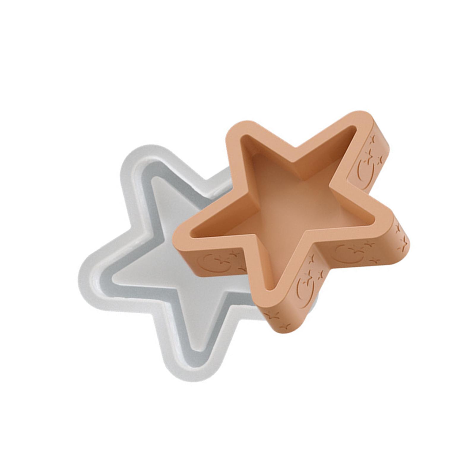 Practical Sturdy Silicone Craft Mould Home Accessory for Star Candle Holders Easy Release Daily Decoration M
Practical Sturdy Silicone Craft Mould Home Accessory for Star Candle Holders Easy Release Daily Decoration M