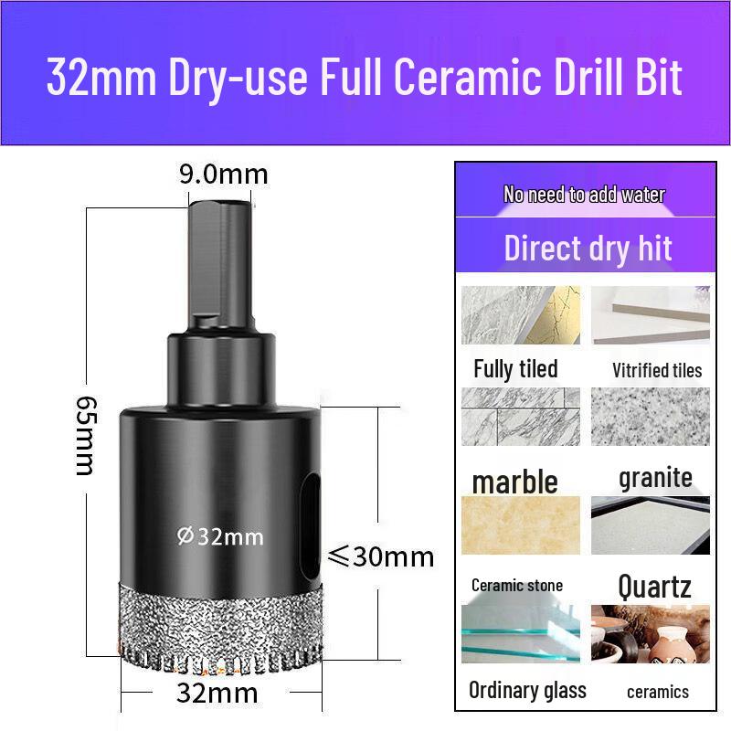 Diamond Serrated Ceramic Tile Hole Saw Bit
Diamond Serrated Ceramic Tile Hole Saw Bit