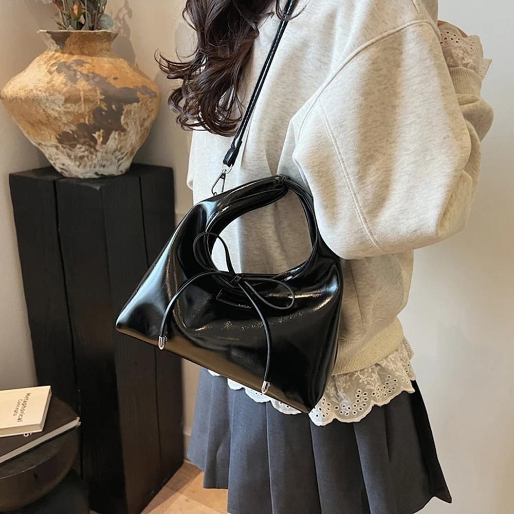 Sweet Bowknot Handbag PU Leather Women Clutch Purse Leisure Single Shoulder Bag Daily чорний
Sweet Bowknot Handbag PU Leather Women Clutch Purse Leisure Single Shoulder Bag Daily чорний