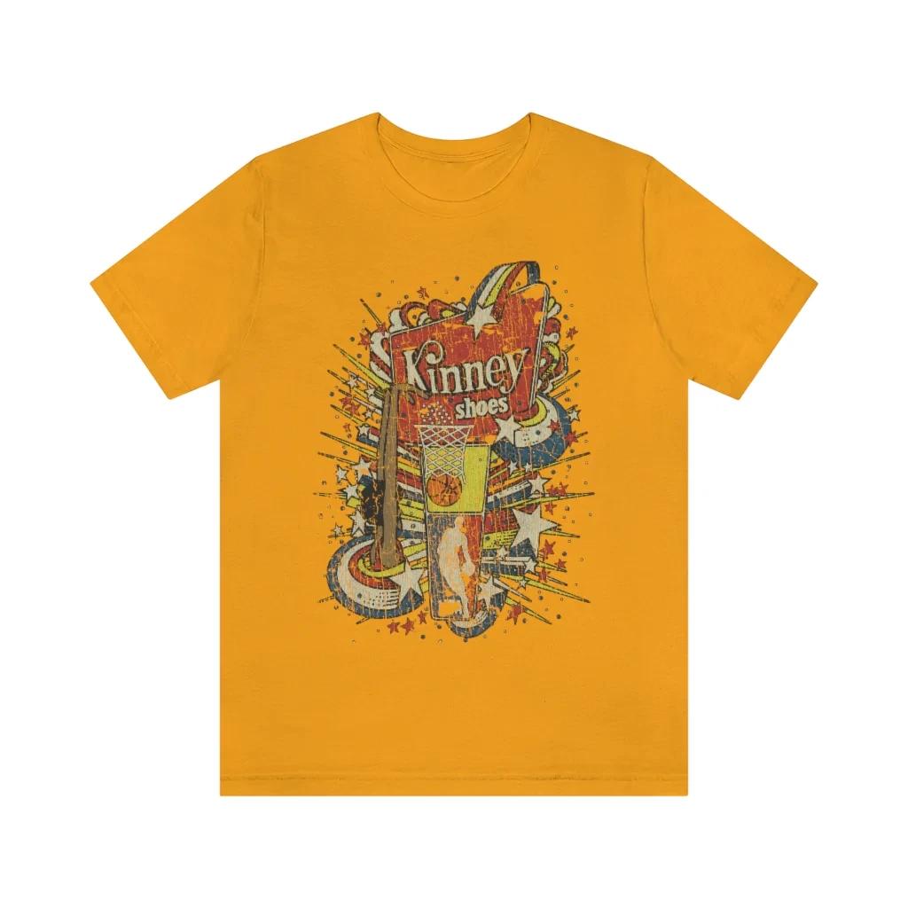 Kinney Basketball Shoes - African American 1977 Vintage Men s T shirt M
Kinney Basketball Shoes - African American 1977 Vintage Men s T shirt M