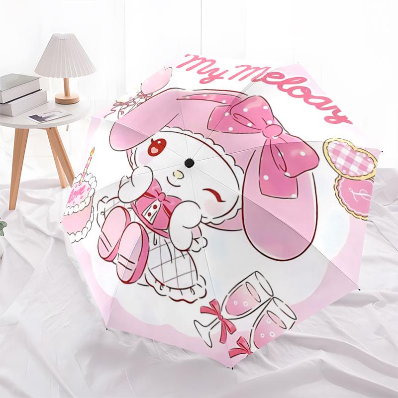 1pc My Melody Automatic Folding Umbrella - Portable Tri-Fold Design with 8-Rib Iron Frame, Perfect for Fans, Travel, Daily Use, and Festive Gifts.A035
1pc My Melody Automatic Folding Umbrella - Portable Tri-Fold Design with 8-Rib Iron Frame, Perfect for Fans, Travel, Daily Use, and Festive Gifts.A035