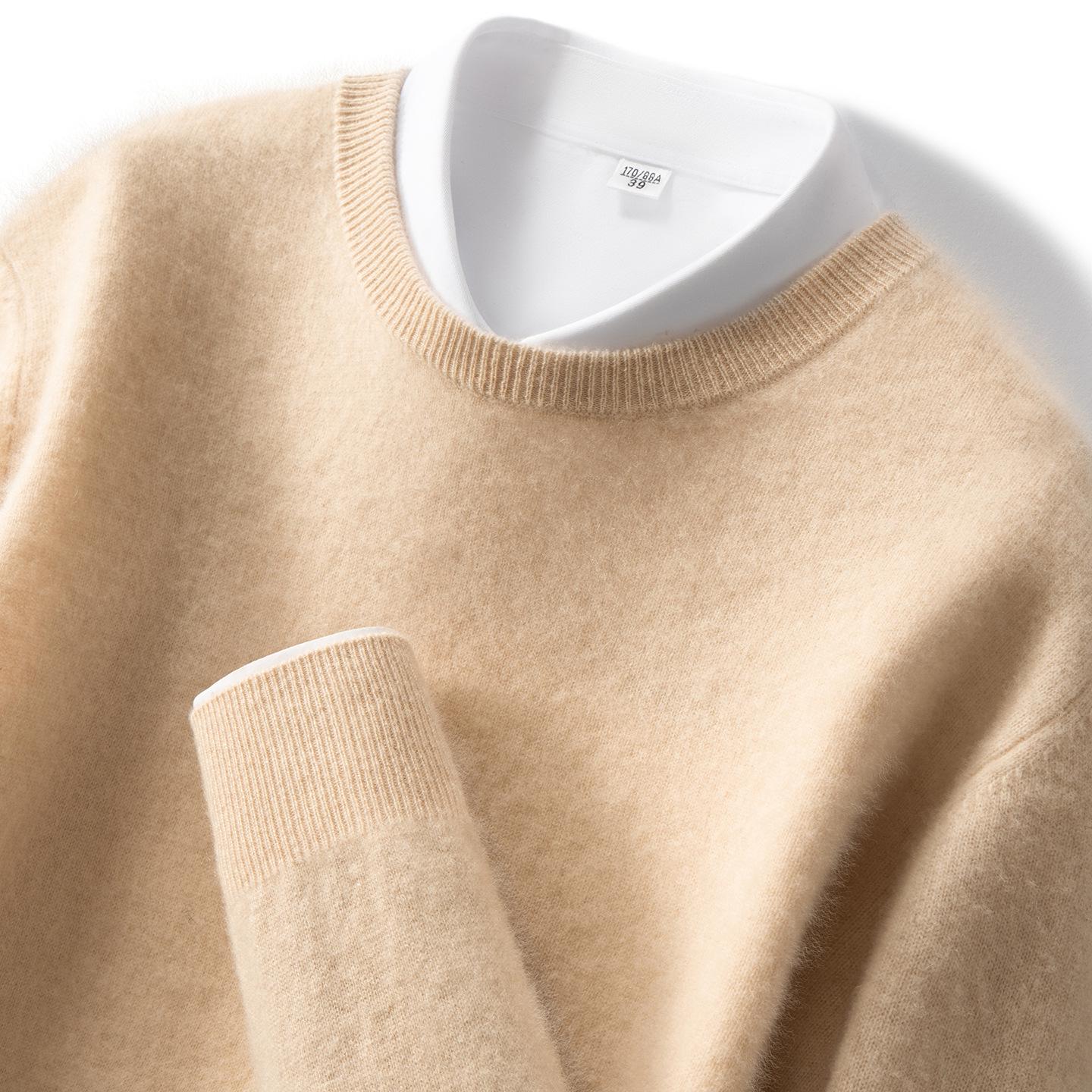 Men s 100% Cashmere Round Neck Sweater - Loose Fit, Solid Color, Autumn/Winter Knitwear Pullover Small
Men s 100% Cashmere Round Neck Sweater - Loose Fit, Solid Color, Autumn/Winter Knitwear Pullover Small